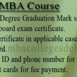 Documents Required For MBA Course